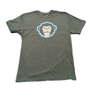 Howler Bros Graphic T-Shirt Short Sleeve Monkey Surf Beach Gray Mens Large